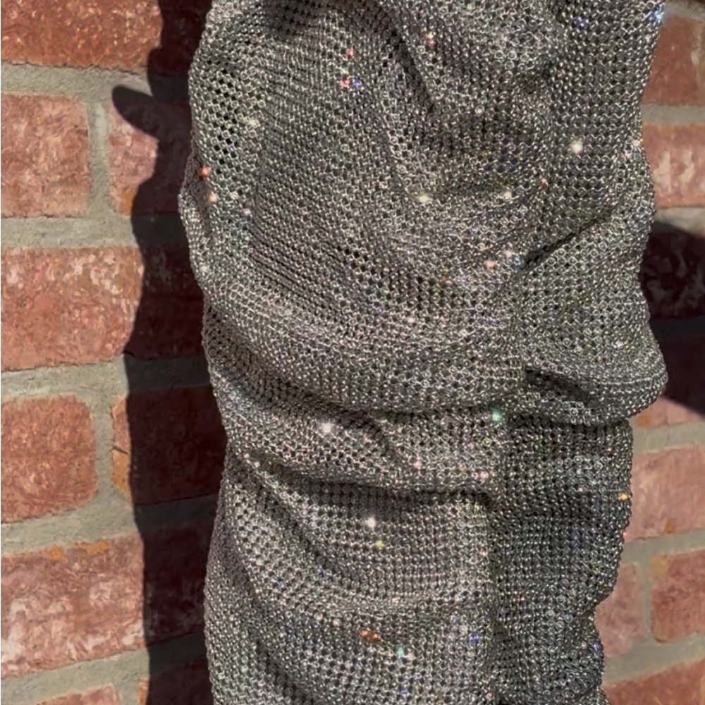 Elegant silver sparkly boots - Picture 3 of 16